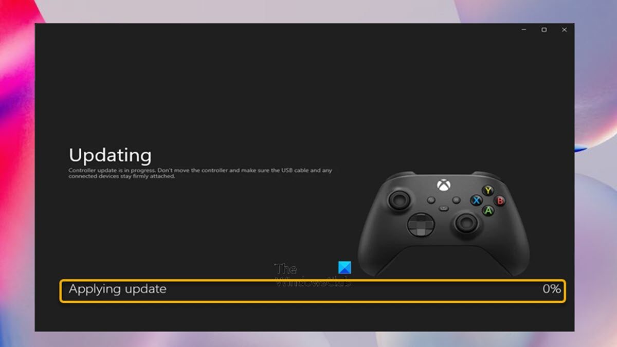 Analytisk Stå på ski korruption Xbox Accessories app stuck at 0% Applying update on Controller