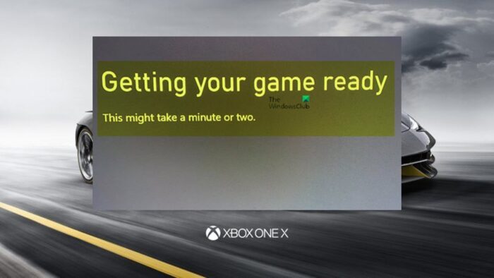 Xbox stuck on Getting your game ready screen