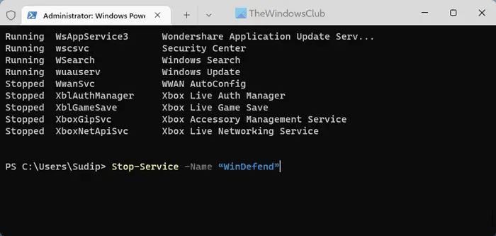 Come disabilitare l'eseguibile del servizio antimalware in Windows 11