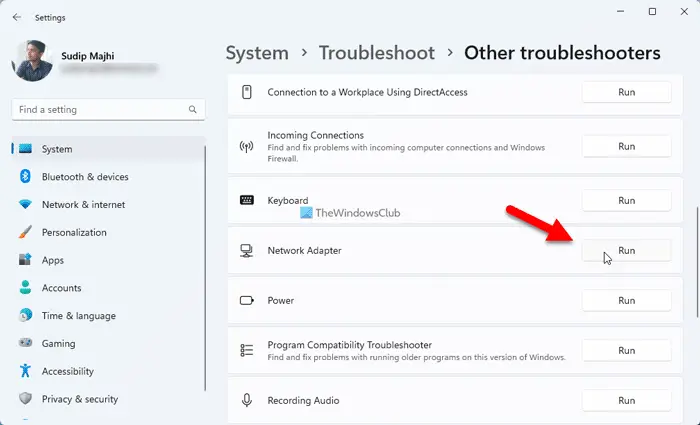 Local Area Connection doesn't have a valid IP configuration