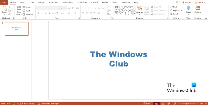 How to create Crayon text effect in PowerPoint - 68