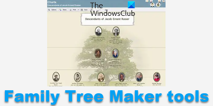 Family Tree Maker free software & online tools
