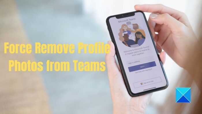 How to force remove Profile Picture in Microsoft Teams