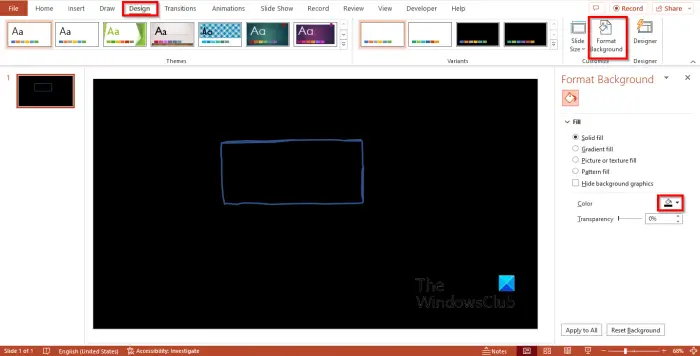 How to create hand drawn Shape with Chalk effect in PowerPoint - 8