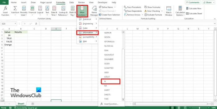 How to use the N function in Microsoft Excel - 52