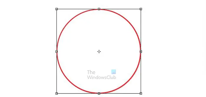 How to change the point of rotation of objects in Photoshop - object - circle