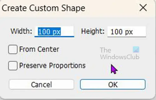 How to create a pattern from the custom shape tool in Photoshop - Create custom shape