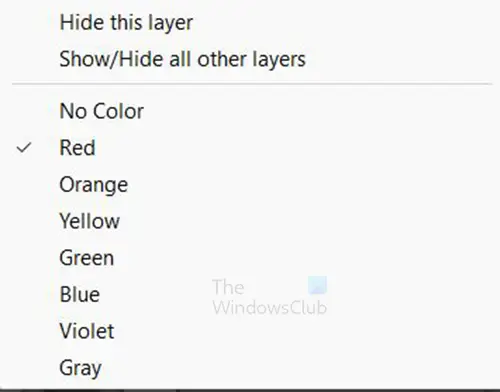 How to create sliced text in Photoshop - method 1 - color code