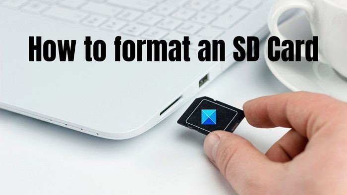 How to format an SD Card