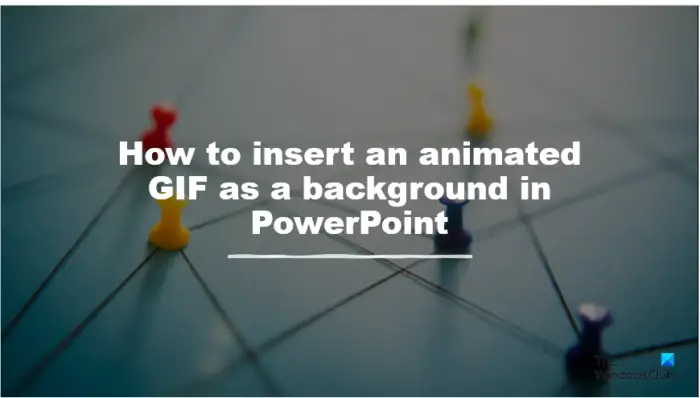 How to insert animated GIF in Word document