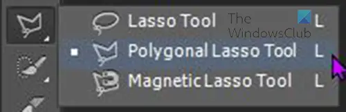 How to place an image into a selection in Photoshop - Polygonal lasso tool