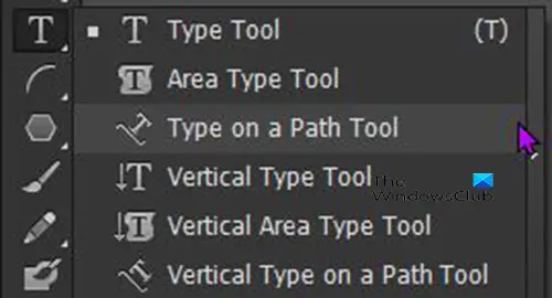 How to write text on a path in Illustrator - Type on a path tool