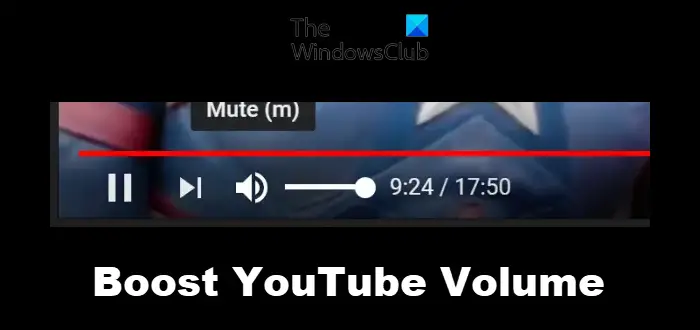 Increase YouTube Volume using the DOM console