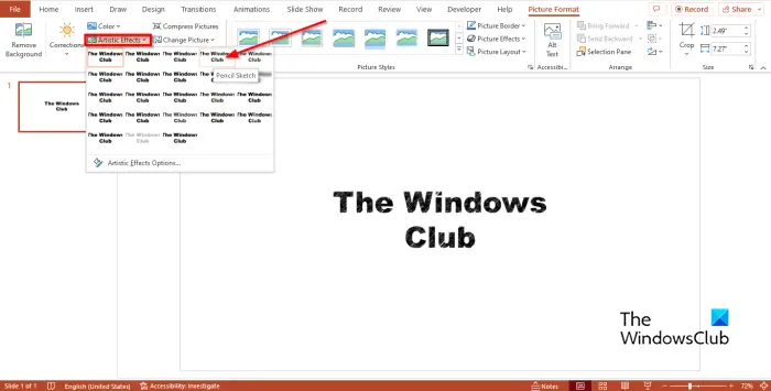 How to create Crayon text effect in PowerPoint - 95