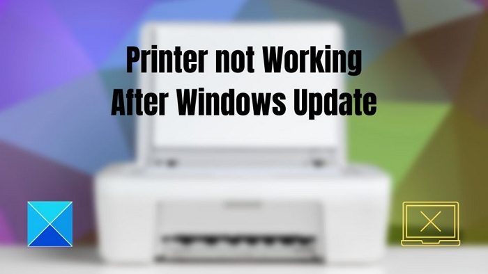 Принтер не работает после обновления Windows