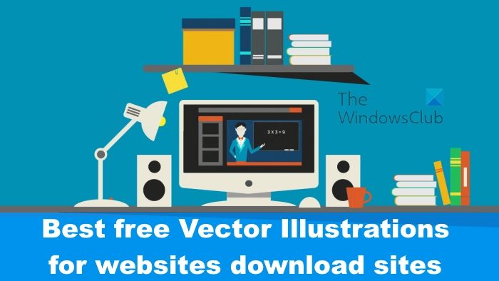 Best free Vector Illustrations for websites download sites