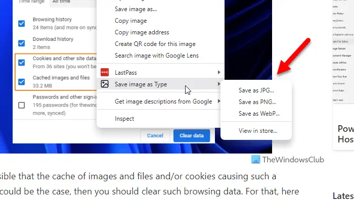 Best Chrome extensions to save images in different formats