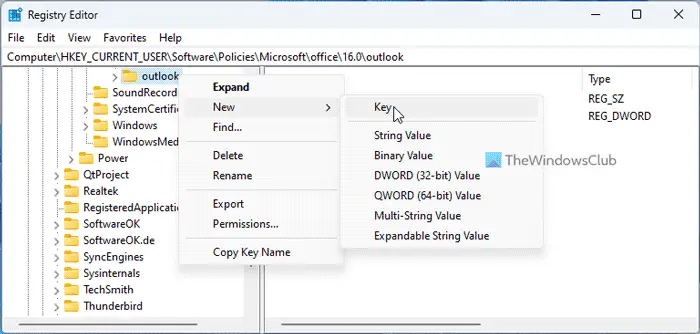 How to configure saving credentials for Basic Authentication in Outlook