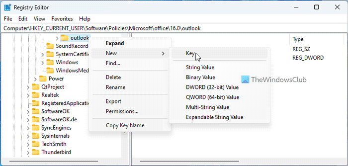 How to configure saving credentials for Basic Authentication in Outlook