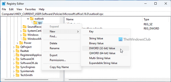 How to configure saving credentials for Basic Authentication in Outlook