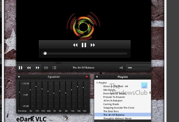 eDark Vlc theme