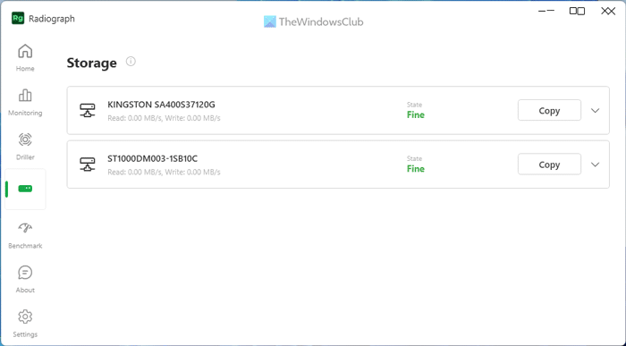 Radiograph app will monitor PC Temperature, Power & Performance