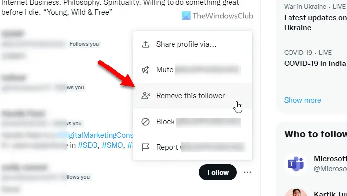 How to remove followers on Facebook, Twitter, and Instagram