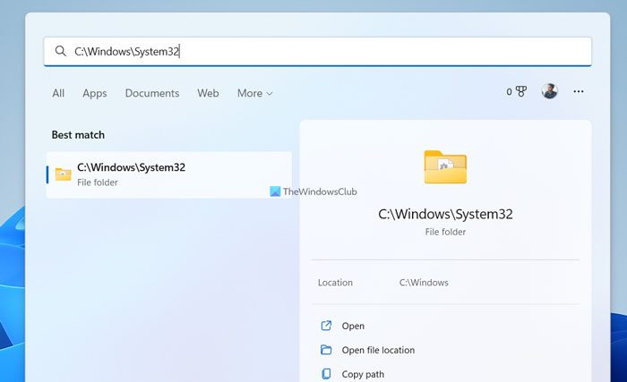 What is System32 folder and how to open it