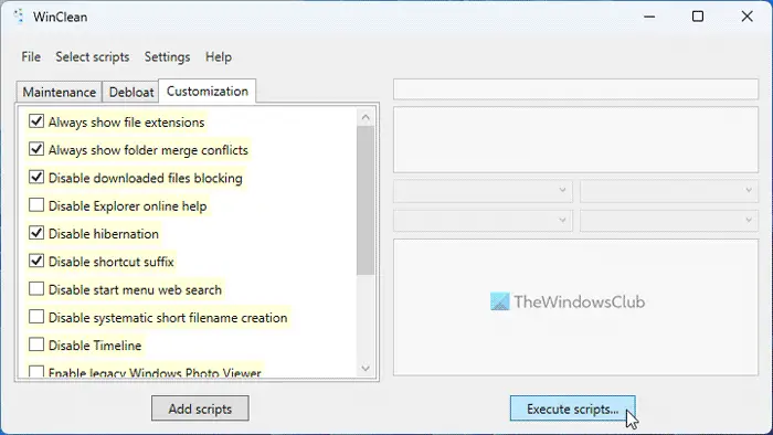 WinClean lets you clean and optimize Windows 11/10