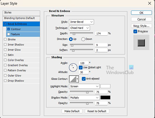 Add a wooden frame to your photo in Photoshop - frame layer style