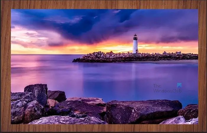 Add a wooden frame to your photo in Photoshop - guides hidden