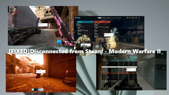 Disconnected from Steam — Modern Warfare II