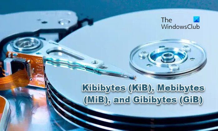 Kibibytes (KiB), Mebibytes (MiB), and Gibibytes (GiB)