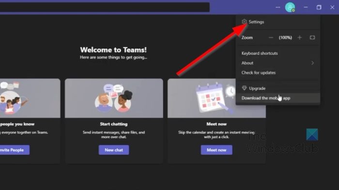 Microsoft Teams Settings