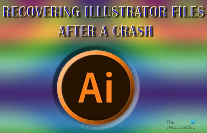 Recovering Illustrator files after a crash