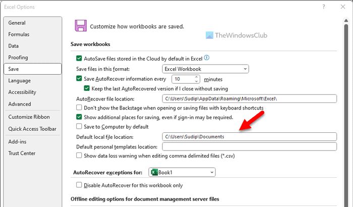 Default Excel settings you should change