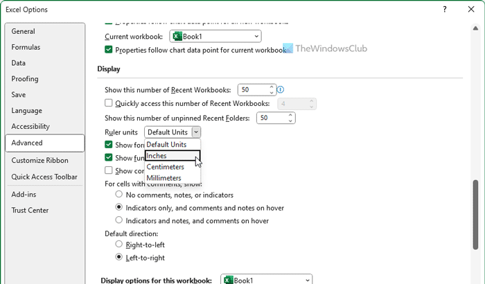 Default Excel settings you should change