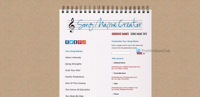 Best online song name generator apps