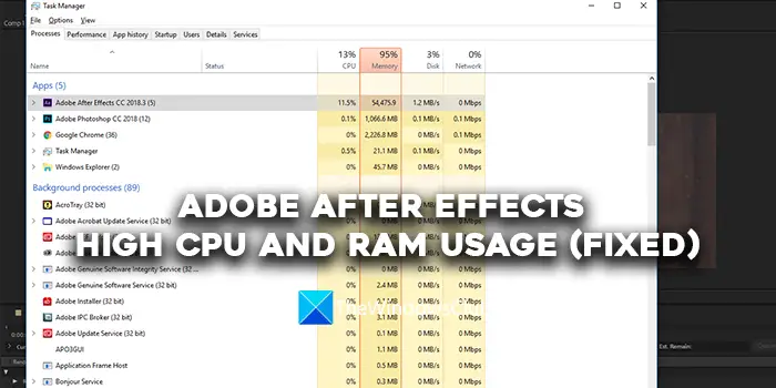 Adobe after sales effects amd gpu