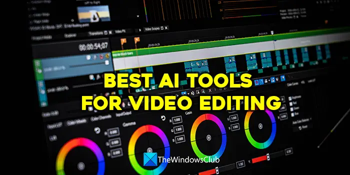 Best AI tools for Video Editing