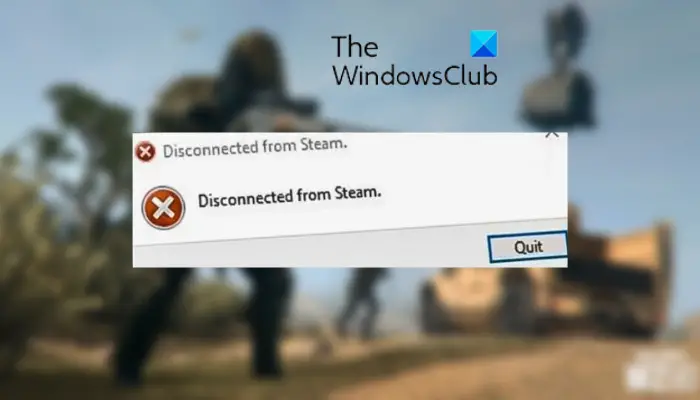 Disconnected from Steam error in Warzone 2