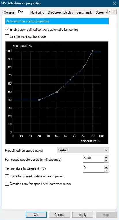 Enable Fan Control