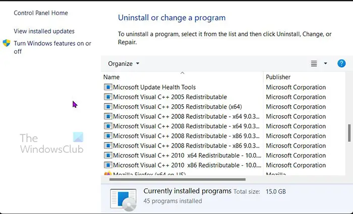 Fix Illustrator DLL missing errors on Windows 11_10 - Uninstall
