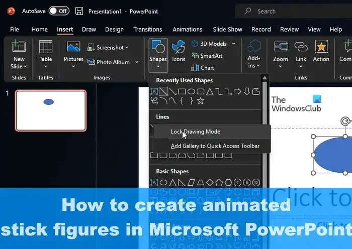 How to create Animated Stick Figure in PowerPoint