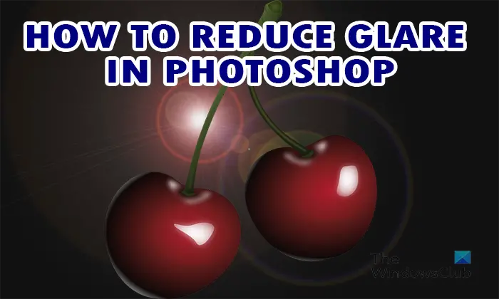How to remove glare from glasses in Photoshop