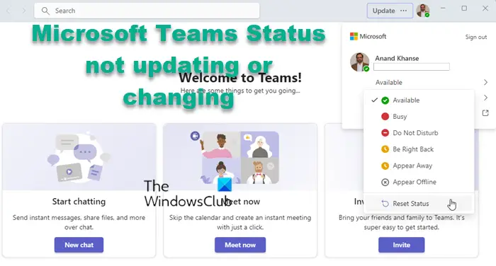 Change your status in Microsoft Teams - Microsoft Support