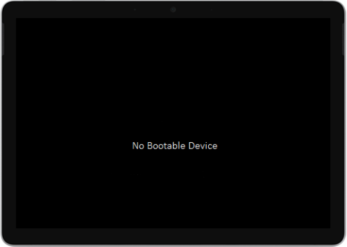 Surface Go No Bootable Device