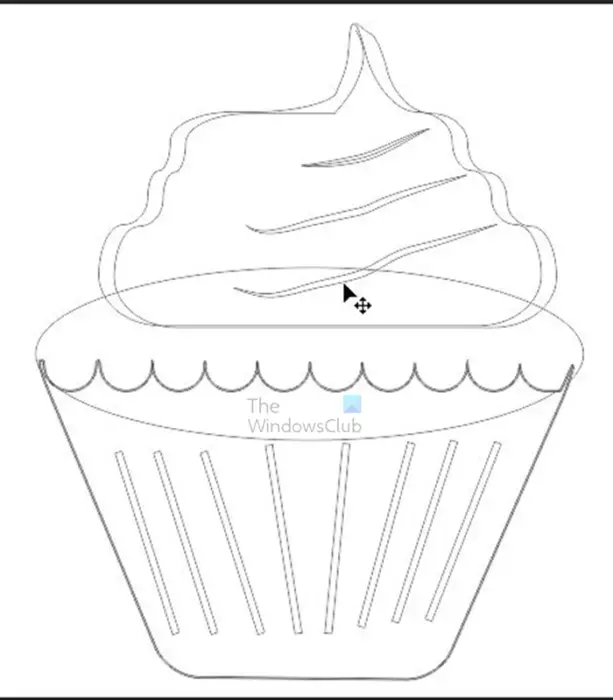 Why is Illustrator artwork pixelated in Photoshop - Paste as path - Path of cupcake