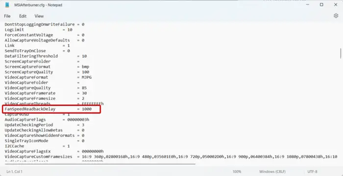 adjust fan speed manually