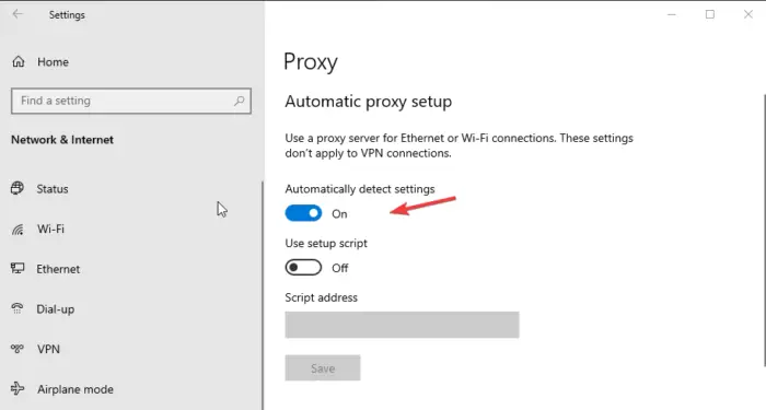 Cómo cambiar y configurar Microsoft Edge configuración de proxy